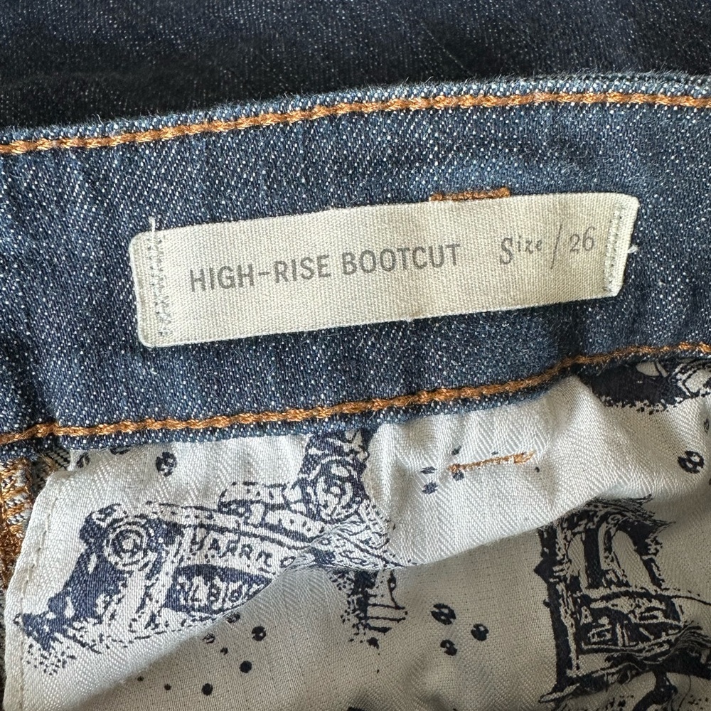 Anthropologie‎ Pilcro and the Letterpress High Rise Bootcut Jean, size 26 - Picture 7 of 7